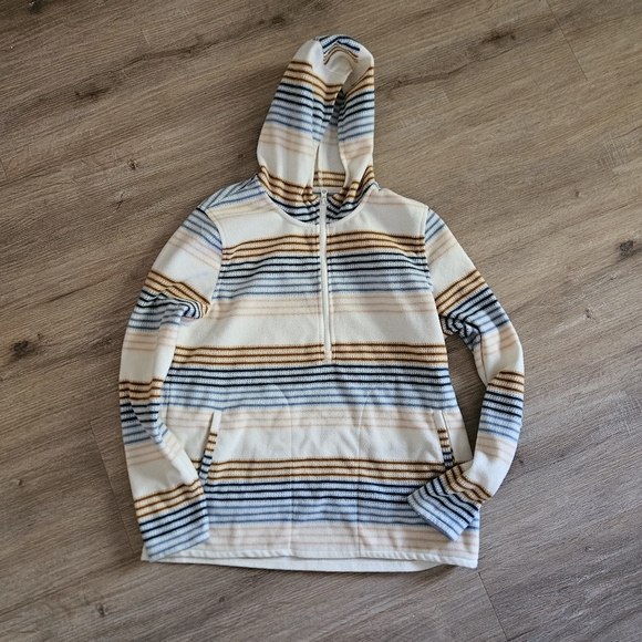 O'Neill Tops - Oneill Fleece Striped Hooded Sweater